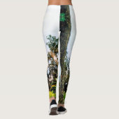Blätter, See und Logs Leggings (Rückseite)