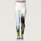 Blätter, See und Logs Leggings (Vorderseite)