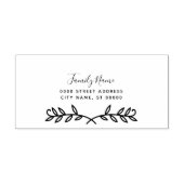 Blätter Selbstfarbige Briefmarke aus Kautschuk Permastempel (Design)