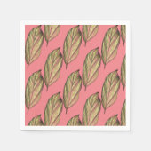 Blätter Serviette (Vorderseite)