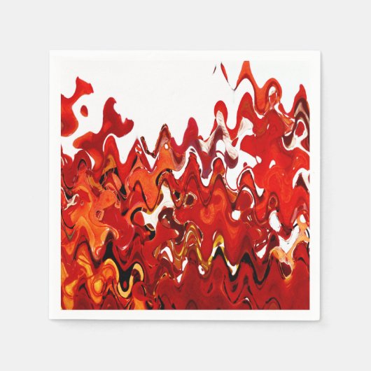 BLÄTTER SERVIETTE (Vorderseite)