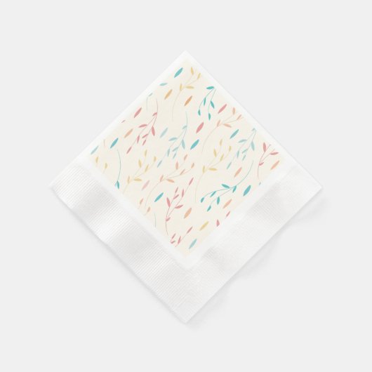 Blätter Serviette (Ecke)