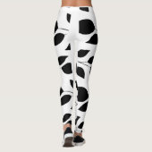 Blätter Silhouette Leggings (Rückseite)