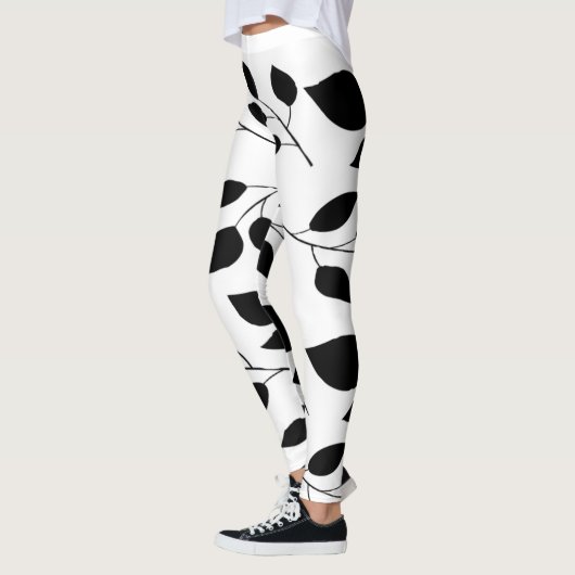 Blätter Silhouette Leggings (Links)