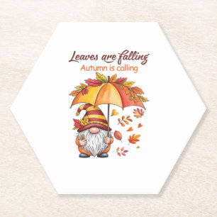 Blätter sinken im Herbst und rufen klassischen T - Untersetzer