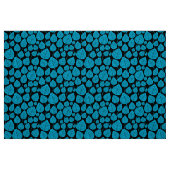 Blätter - Sky Blue on Black Stoff (Fat Quarter (45,7 x 55,9 cm))