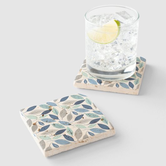 Blätter Steinuntersetzer (Seitenansicht)