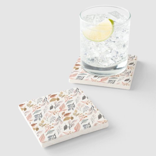 Blätter Steinuntersetzer (Seitenansicht)