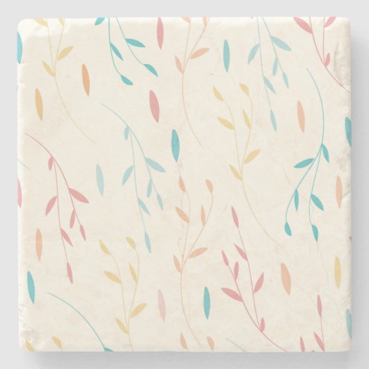 Blätter Steinuntersetzer (Vorderseite)