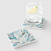 Blätter Steinuntersetzer (Seitenansicht)