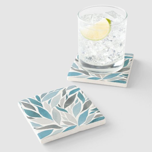 Blätter Steinuntersetzer (Seitenansicht)