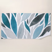 Blätter Strandtuch (Vorderseite)