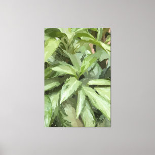 Blätter Stretchierte Canvas drucken Leinwanddruck