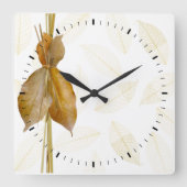Blätter- & Strohprodukte, Moderne Wanduhr (Vorderseite)