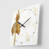 Blätter- & Strohprodukte, Moderne Wanduhr (Winkel)