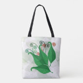 Blätter Tote Tasche (Rückseite)