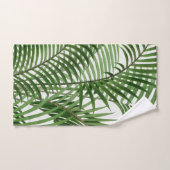 Blätter Tropical Greenery Watercolor Palm Tree Badhandtuch Set (Handtuch)