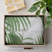 Blätter Tropical Greenery Watercolor Palm Tree Seidenpapier (Geschenk)