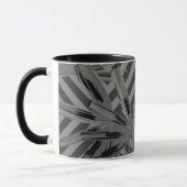Blätter Tropical Pattern Light Blue Tasse (Links)