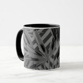 Blätter Tropical Pattern Light Blue Tasse (Vorderseite Links)