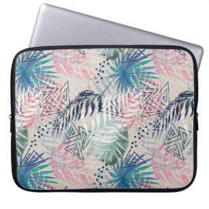 Blätter, tropisch, botanisch, Blätter, Dschungel, Laptopschutzhülle