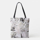 Blätter, tropisch, botanisch, Blätter, Dschungel, Tasche (Rückseite)