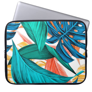 Blätter tropische Sommer exotische Laptopschutzhülle