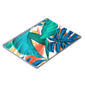 Blätter tropische Sommer exotische Notizblock (Linke Seite)