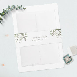 Blätter Tropische Vegetation Einladungsbanderole