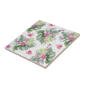 Blätter tropisches Muster Fliese (Seite)