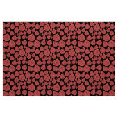 Blätter - Tropisches Rosa auf Schwarz Stoff (Fat Quarter (45,7 x 55,9 cm))
