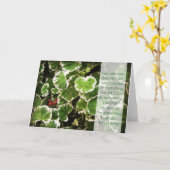 Blätter u. Zitat Helens Keller Karte (Gelbe Blume)