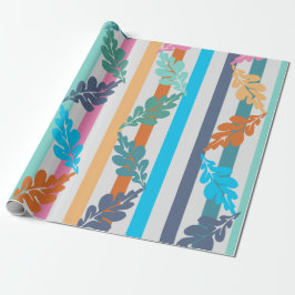 Blätter-Umschlagpapier Geschenkpapier