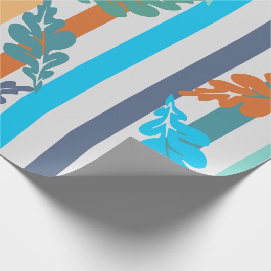 Blätter-Umschlagpapier Geschenkpapier (Ecke)