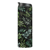 Blätter und Äste für Aquarellpflanzen   Thermosbecher (Nach rechts gedreht)