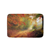 Blätter und Bäume im Herbst, die die schmutzige St Badematte (Vorderseite)