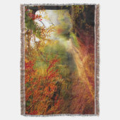 Blätter und Bäume im Herbst, die die schmutzige St Decke (Vorderseite Vertikal)