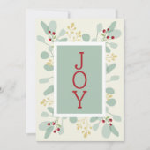 Blätter und Berries Weihnachten Foto (Vorderseite)