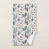 Blätter und Blätter Badhandtuch Set (Handtuch)