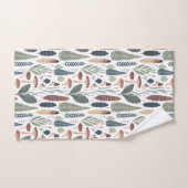 Blätter und Blätter Badhandtuch Set (Handtuch)