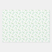 Blätter und Blume Blau grün (Vorderseite 2)