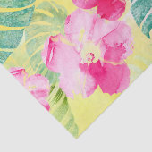 Blätter und Blume des tropischen Palms Seidenpapier (Ausschnitt)