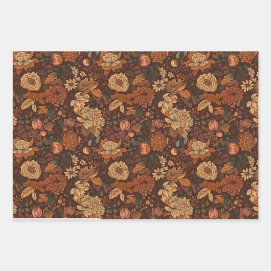 Blätter und Blume im Herbst (Vorderseite)