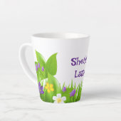 Blätter und Blume Milchtasse (Linke Ecke)