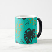 Blätter und Blume Verwandlungstasse (VorderseiteRechts)