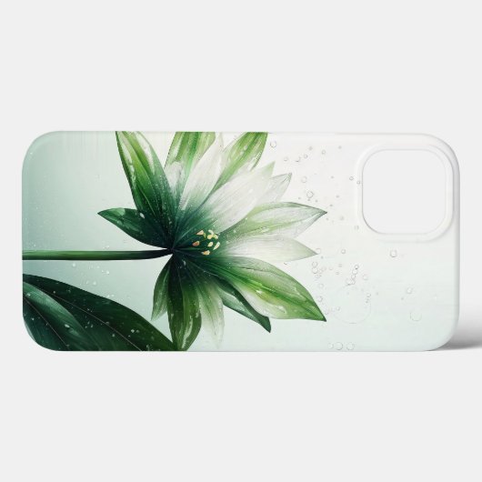 Blätter und Blumen Case-Mate iPhone Hülle (Rückseite (Horizontal))