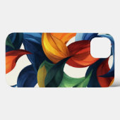 Blätter und Blumen Case-Mate iPhone Hülle (Rückseite (Horizontal))
