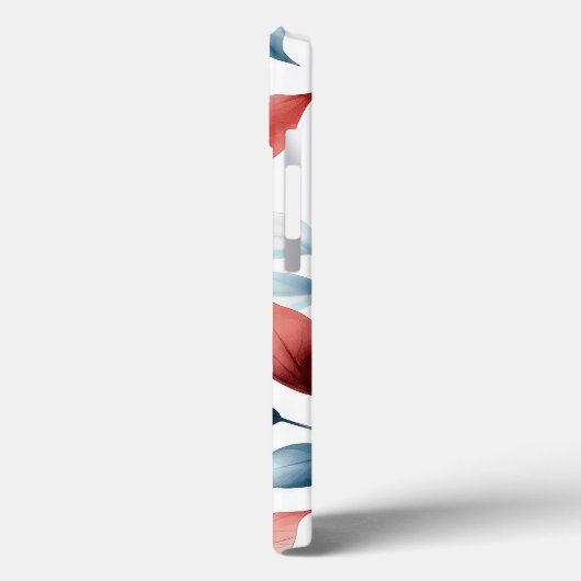 Blätter und Blumen Case-Mate iPhone Hülle (Rückseite / Links)