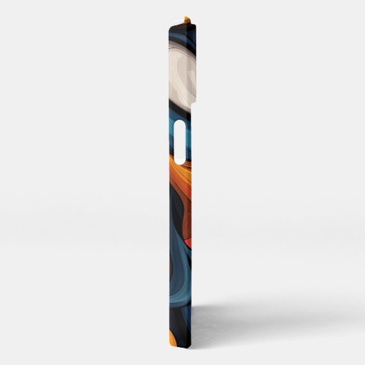 Blätter und Blumen iPhone Hülle (Rechte Seite)