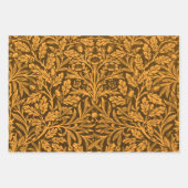 Blätter und Blumenmuster aus Eichen und Korallen (Vorderseite 3)